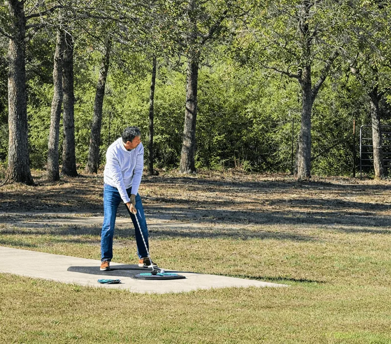 The golf range at Texas CEO Ranch